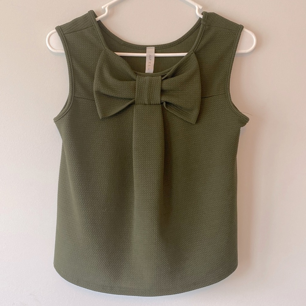 Olive Green Blouse Sz S